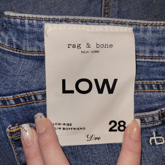 RAG AND BONE medium wash boyfriend  distressed boyfriend jeans size 6 and size 8 - Picture 15 of 15